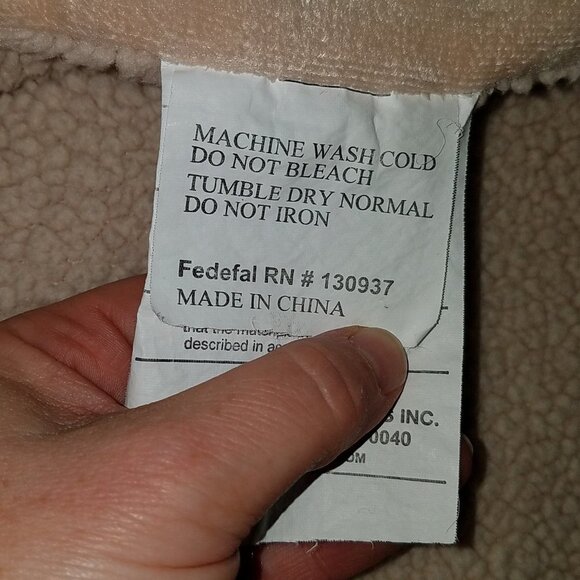 RN 130937 Teddy Bear Soccer Ball Brown Fleece Baby Blanket Lovey Security Red - Picture 3 of 6